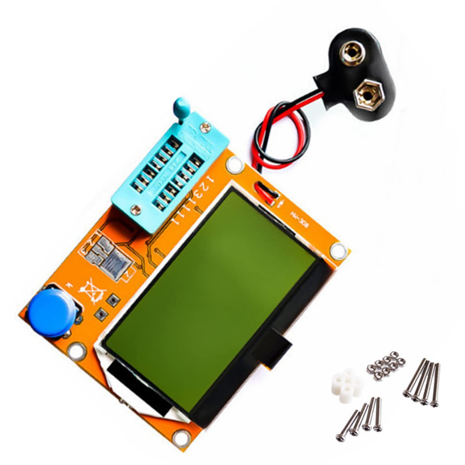 for Case for LCR-T4 Transistor Tester Diode Capacitance Meter Clear Acrylic for Shell Housing