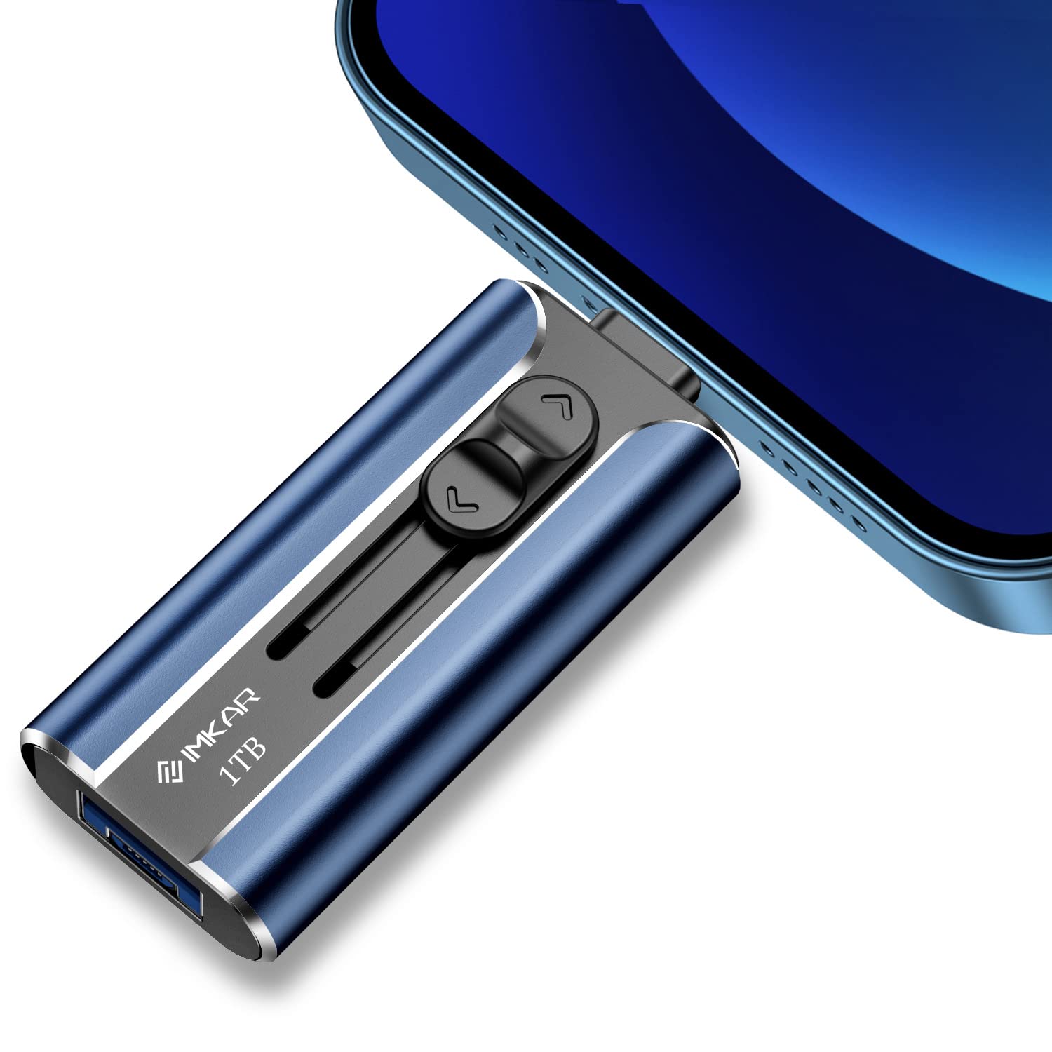 Amazon.com: IMKAR USB Flash Drive 1TB Phone Memory Stick Storage for Photos  and Videos, Phone Mobile Photo Stick Storage Flash Thumb Drive Compatible  with Phone Pad Android and Computers (Blue) : Electronics