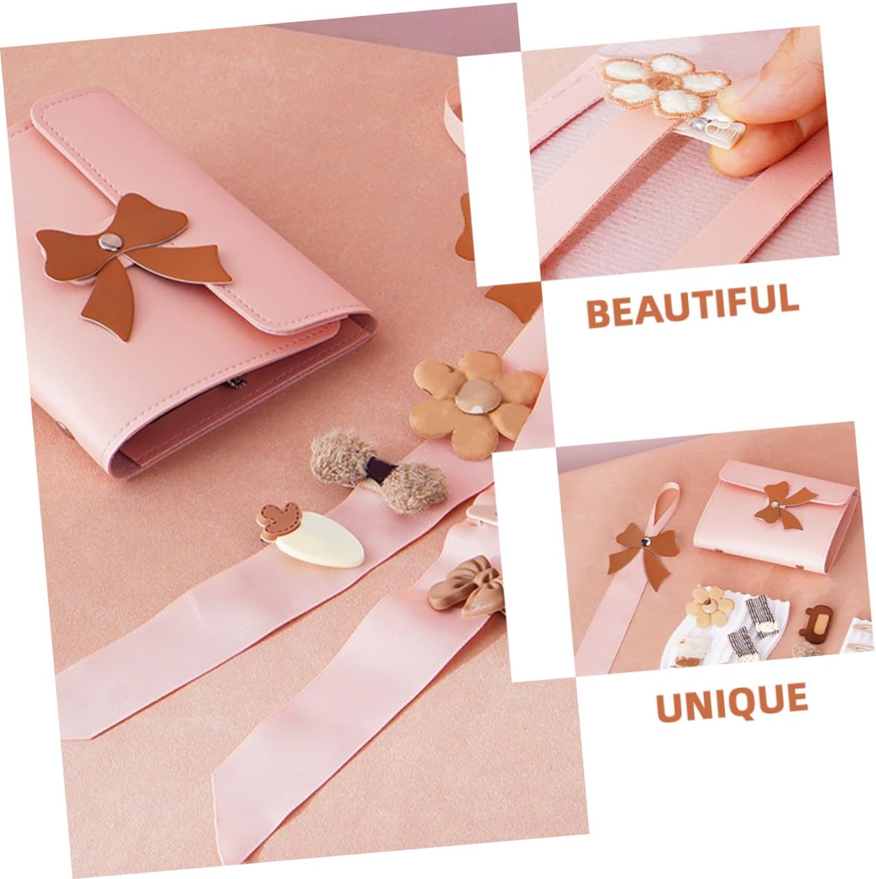 FOMIYES 1set Wall Hanging Hair Accessories Organizer Bow Holder for Girls Headband Hair Clip Storage and Stylish for Tidy Rooms Design