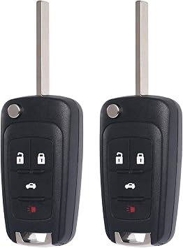 استبدال سلسلة المفاتيح MechanMagic لسيارة Buick Lacrosse Regal Verano Encore Allure Chevrolet Equinox Camaro 2010-2019 Cruze Malibu Impala Sonic GMC Terrain 2011 2012 2013-2021 جهاز التحكم عن بعد للدخول بدون مفتاح