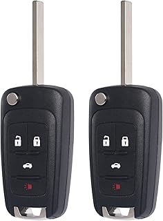 MechanMagic Key Fob Replacement for Buick Lacrosse Regal Verano Encore Allure Chevrolet Equinox Camaro 2010-2019 Cruze Malibu Impala Sonic GMC Terrain 2011 2012 2013-2021 Keyless Entry Remote Control