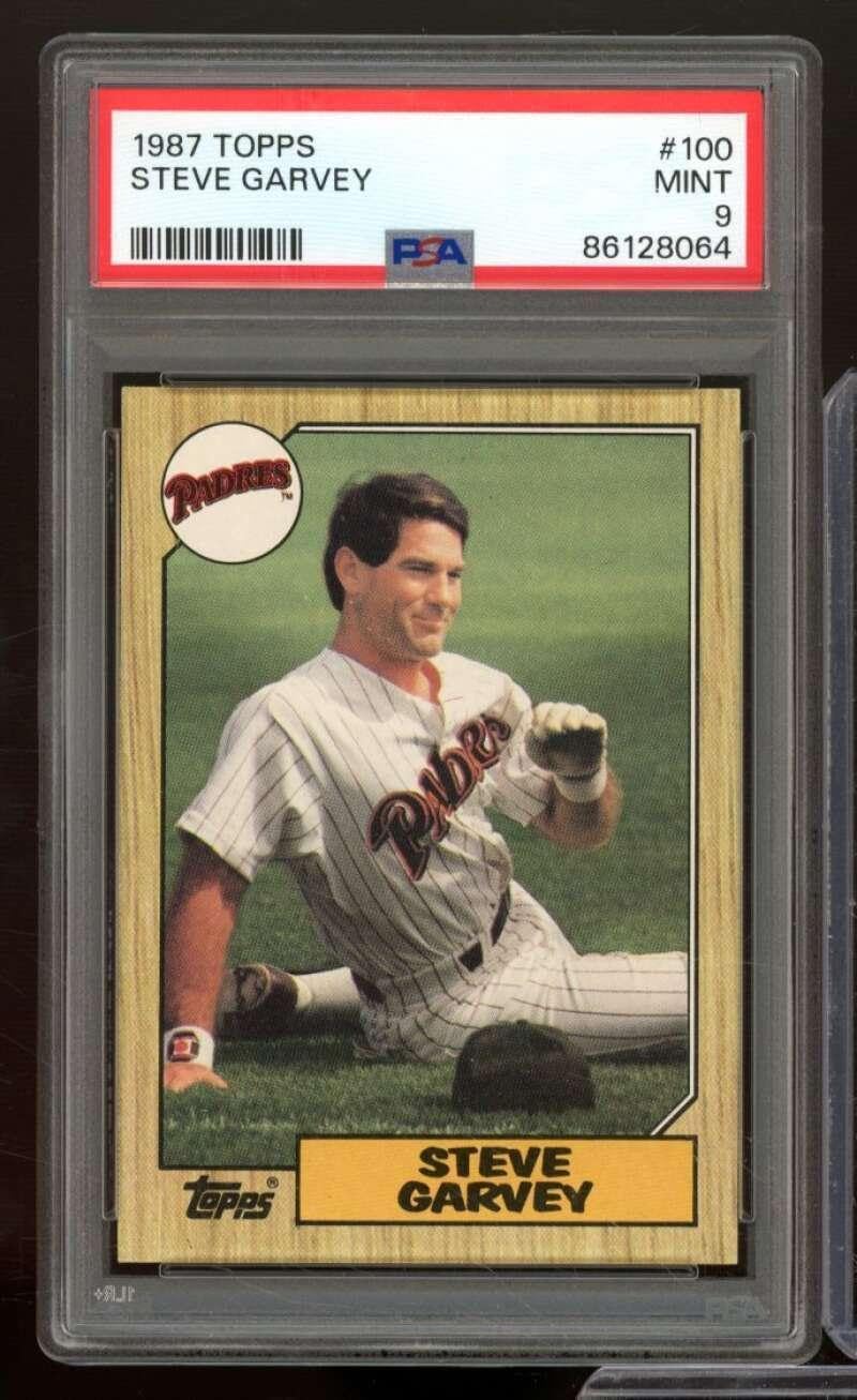 Steve Garvey Card 1987 Topps #100 PSA 9 - Slabbed Baseball Cards