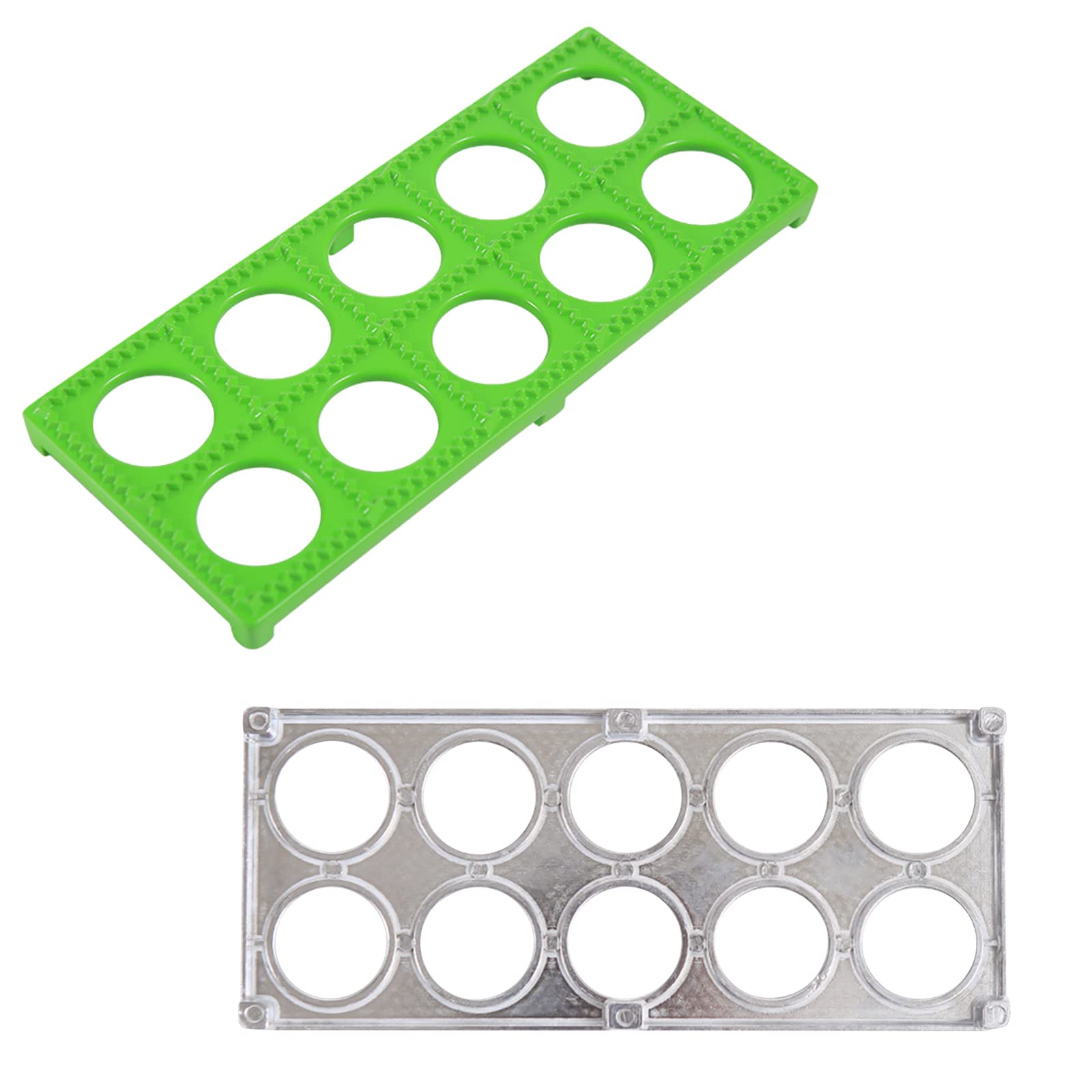 Dumpling 2 Colors Ravioli Maker Kitchen Gadget Bun Maker Dumplings Maker Meat Dumplings Maker 10 Holes