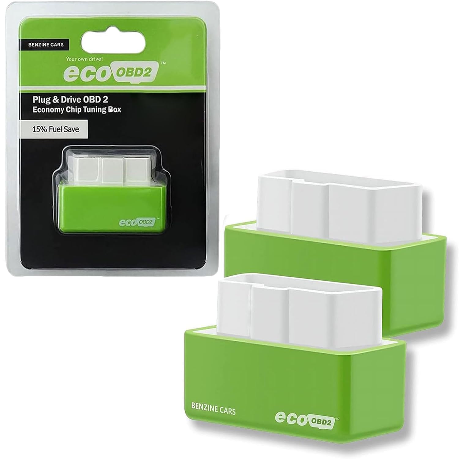 2 Pezzi Syngas OBD-Fuel Saver, Syngas Fuel-Saver per Auto, riduces il consumoes di carburante