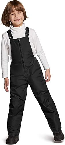 Miniatura 2 de TSLA - Overol con peto invernal para bebés, niñas y niños pequeños, para nieve, snowboard y esquí, de tela antidesgarro Ripstop, impermeable con