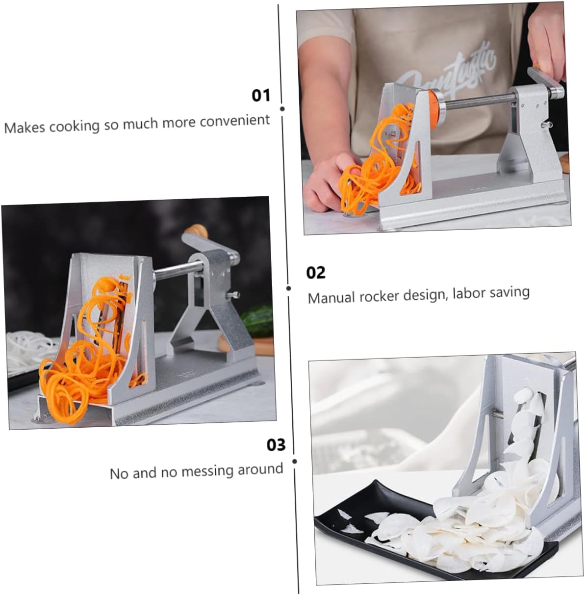 Ciieeo 1pc Vegetable Chopper Potato Grater Kitchen Cutter Cooking Tool for Home Chefs