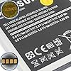 Glitzy Gizmos® - Batteria originale Samsung® B600BE NFC Technology (4 pin dorati/terminali) 2600 mAh 3.8 V Li-ion 9.88 Wh per Samsung Galaxy S4 IV I9500/I9505/I9506/i9505 LTE® (nessuna confezione per vendita al dettaglio) #2