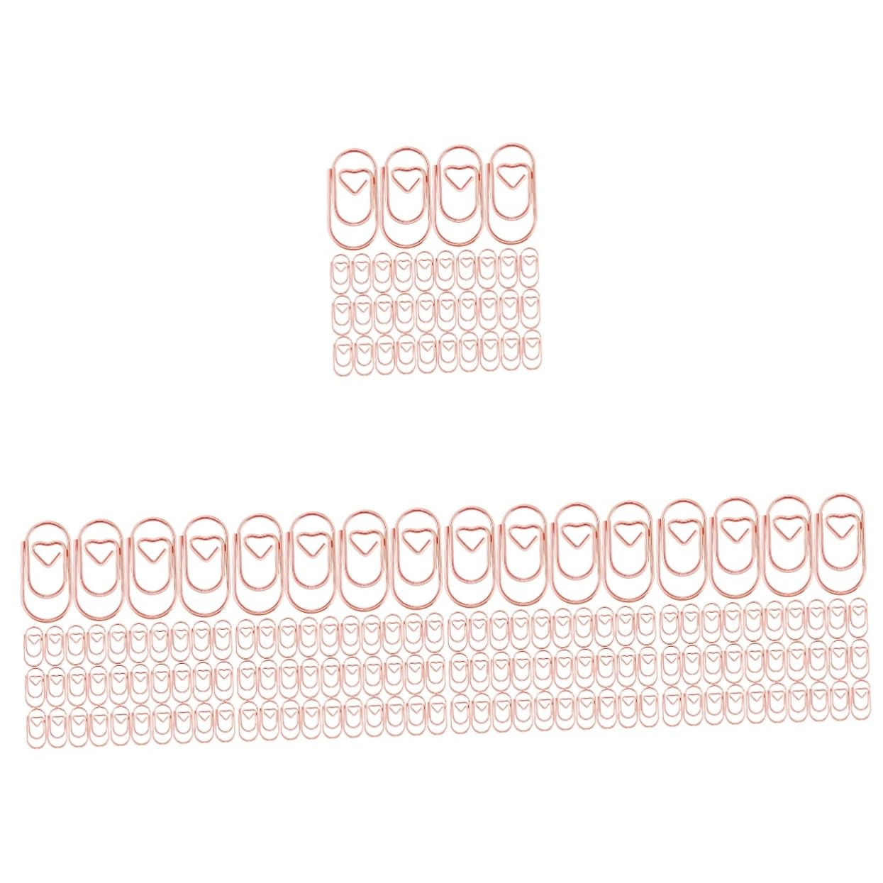 ARTIBETTER 5 Set Graffette Metalliche Clip Carta Creative Per Ufficio Scuola E Decorazioni Scrapbooking 200 Pezzi * 5