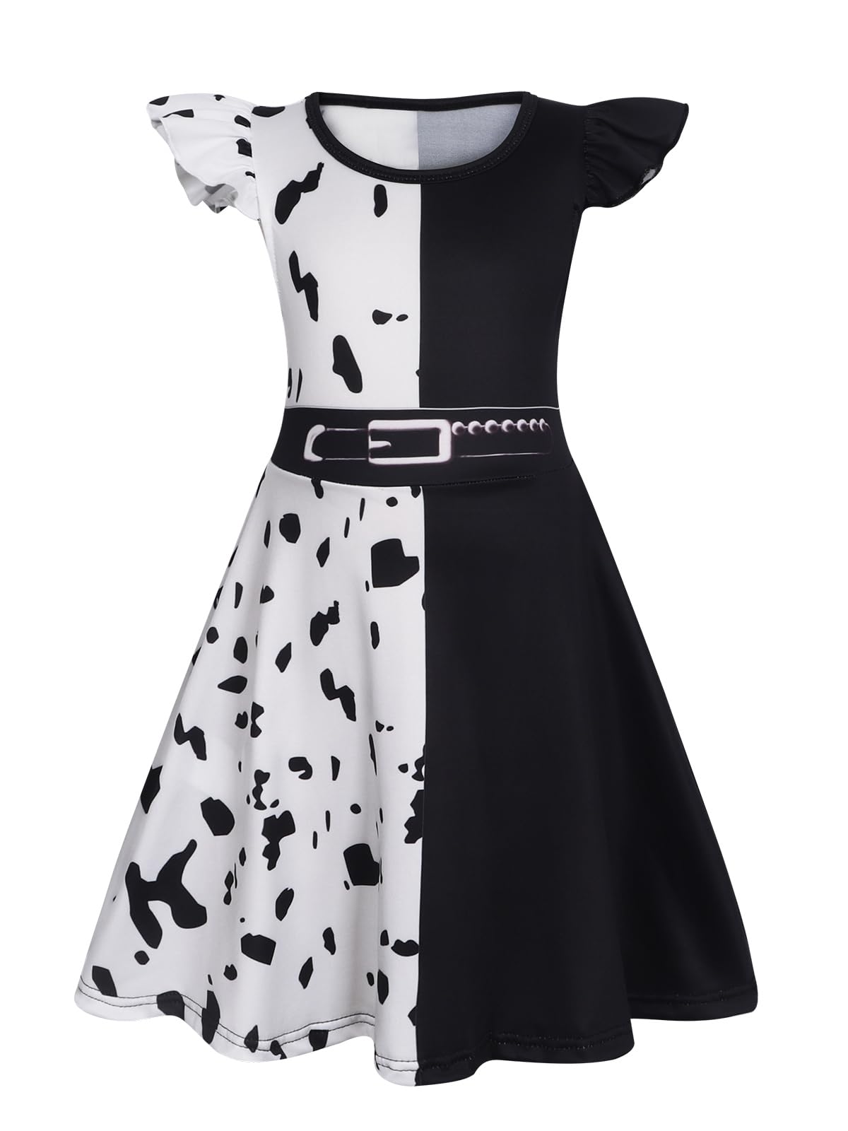 Berich Princess Dress Kids Halloween Carnival Role Play Outfits Theme Party Clothing World Book Day Costumes for Girls Costume Princess Black Dress 3-4 Years(Black,120)