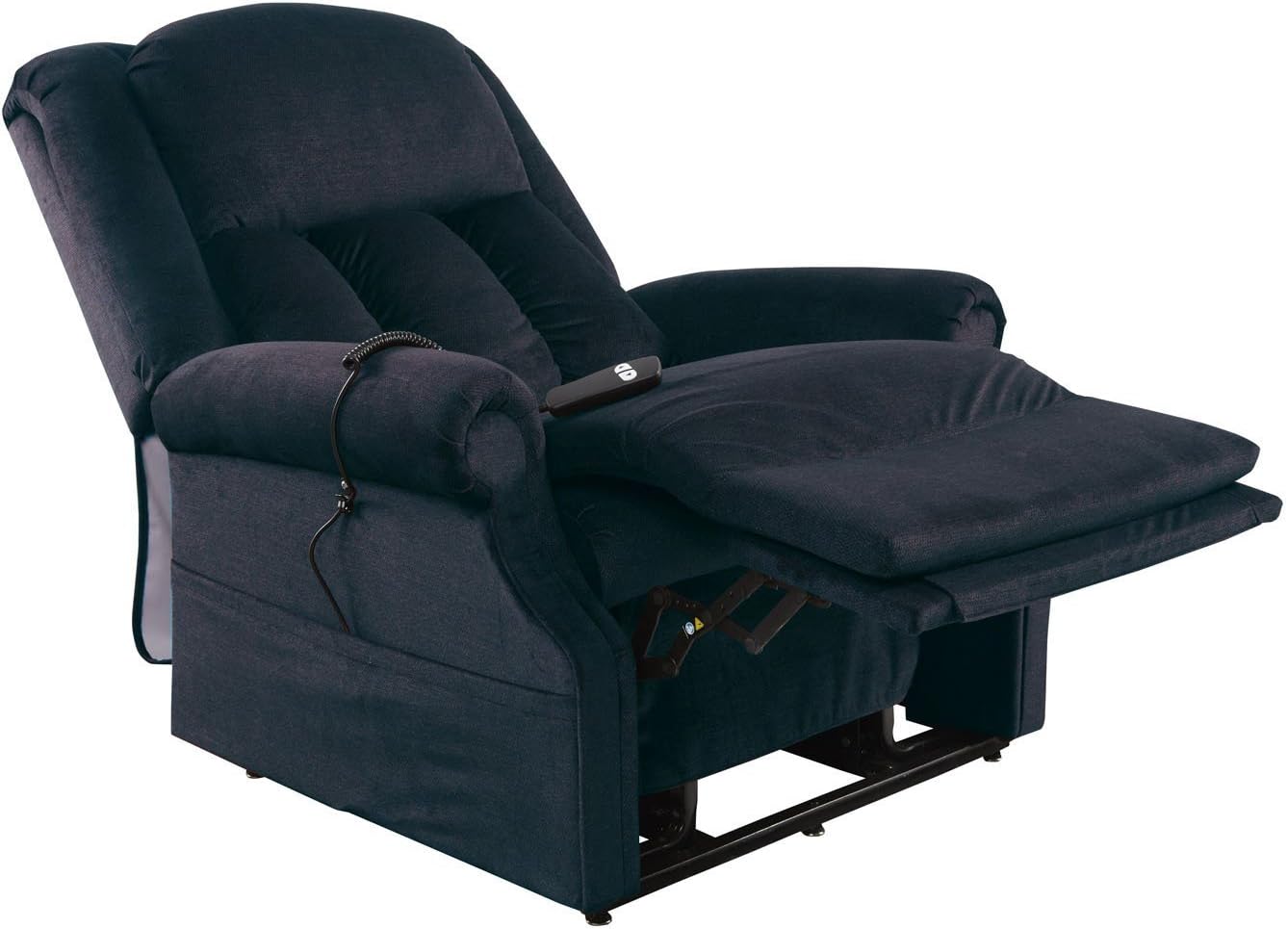 Mega Motion Easy Comfort Superior 3 Position Heavy Duty Big Lift Chair 500 lb Capacity Chaise Lounge Recliner - Ocean Bl