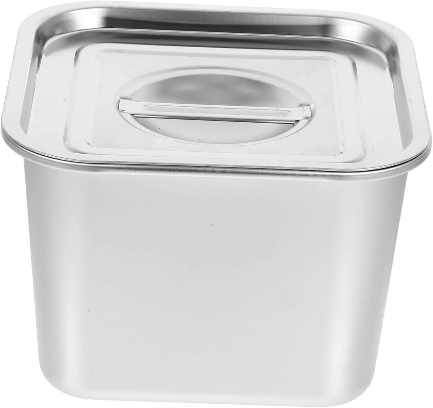 SECFOU Stainless Steel Condiment Jars Container Lid Seasoning Box Lid Versatile Spice Storage Jar Kitchen Organizing Tool