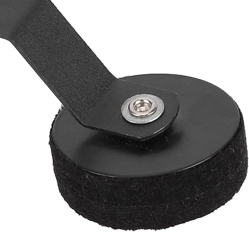 Miniatura 8 de Amortiguador de tambor silenciador de tambor con abrazadera externa silenciador con almohadilla de fieltro para práctica de control de tono,