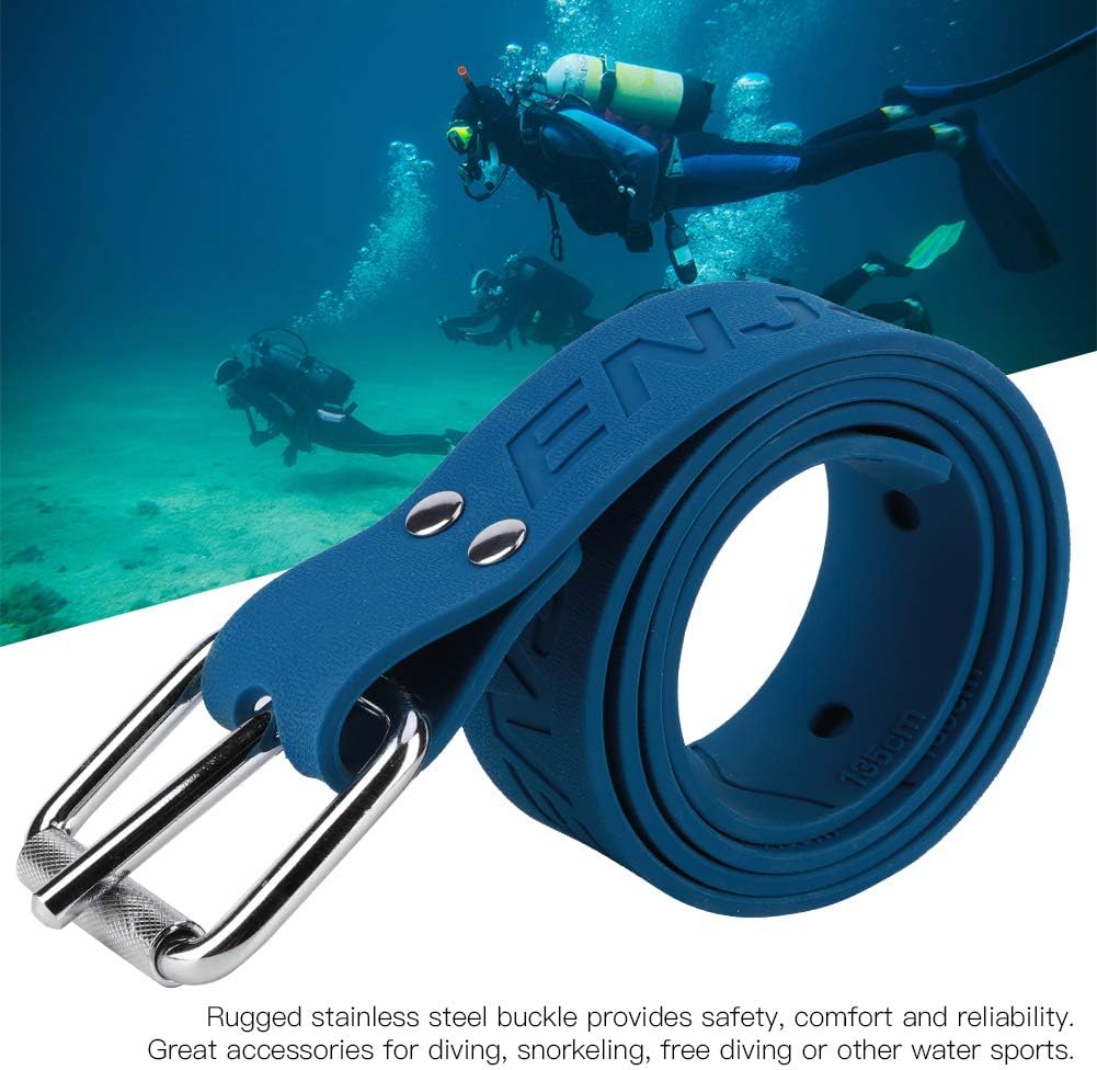 Pilipane with Quick Release Buckle Adjust Size Stainless Steel Buckle Ideal for Diving, for Long-Lasting Diving Weight Webbing Waist Belt, Snorkeling, and Water Sports (潜水腰带)