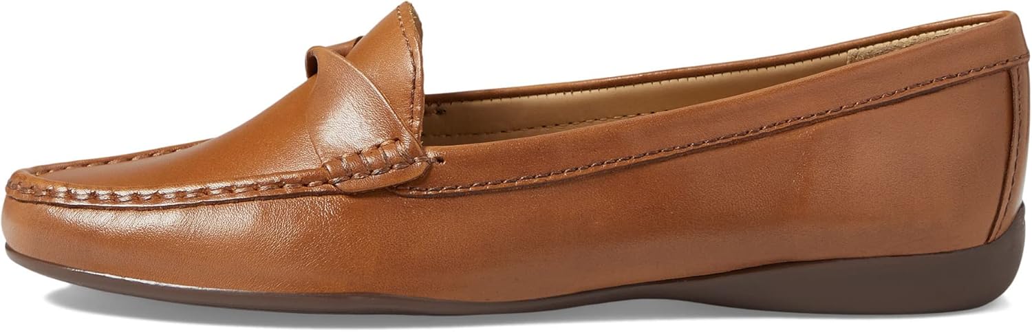 Women's Genuine Leather Casual Comfort Slip on Loafers