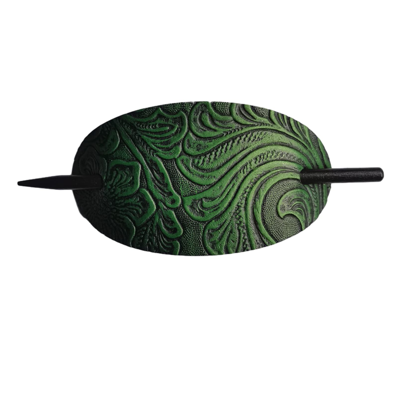 Ruiogoe Women's Green Celtic-Viking Hairpins Hair Clip Knot Hair Stick Vintage Hair Pin Hair Accessories For Girls Long Hair