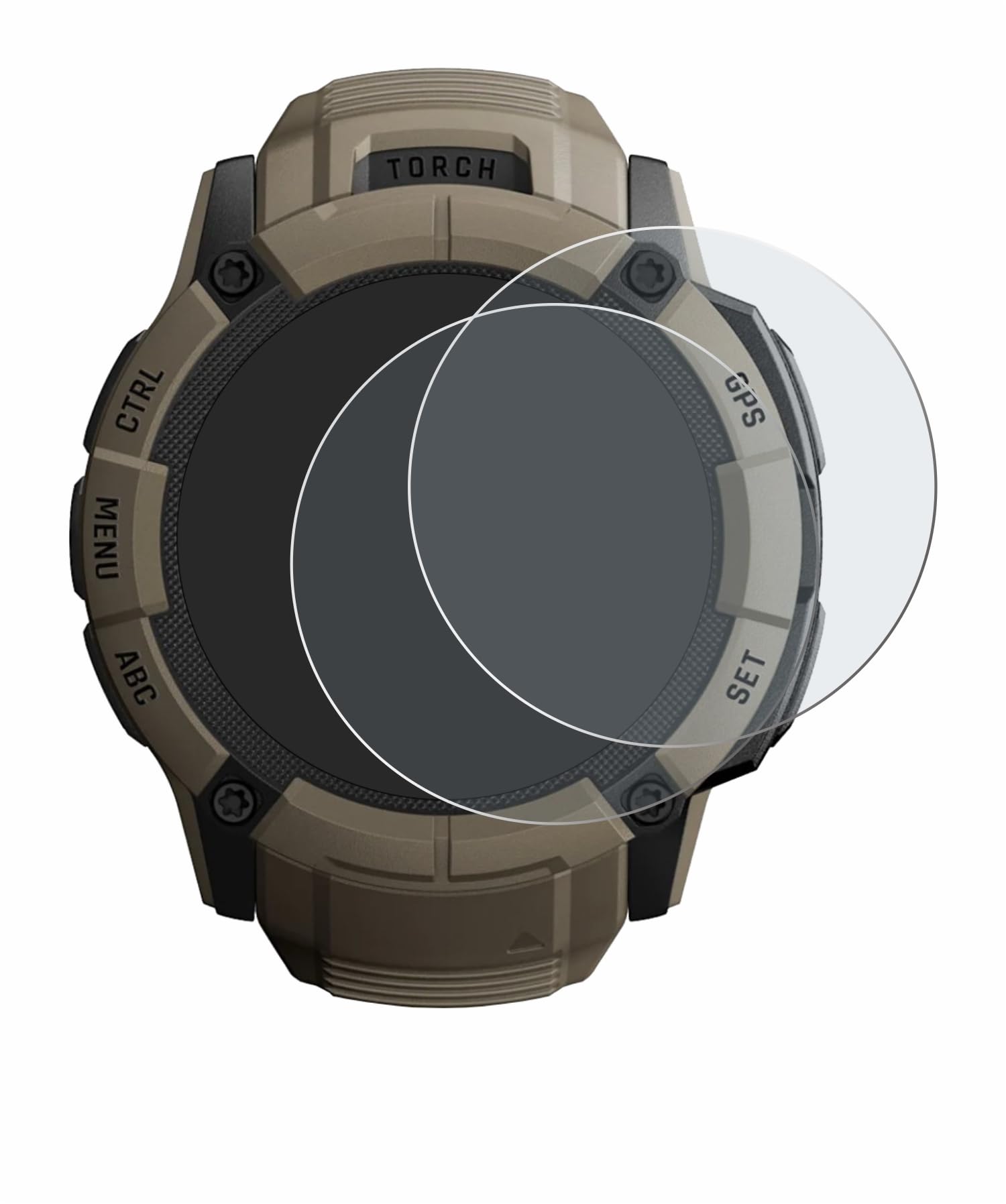 Pack De 2 Protectores De Pantalla Antirreflejos BROTECT Para Garmin Instinct 2 Solar, Mate, Anti-huellas Y Resistente A Arañazos