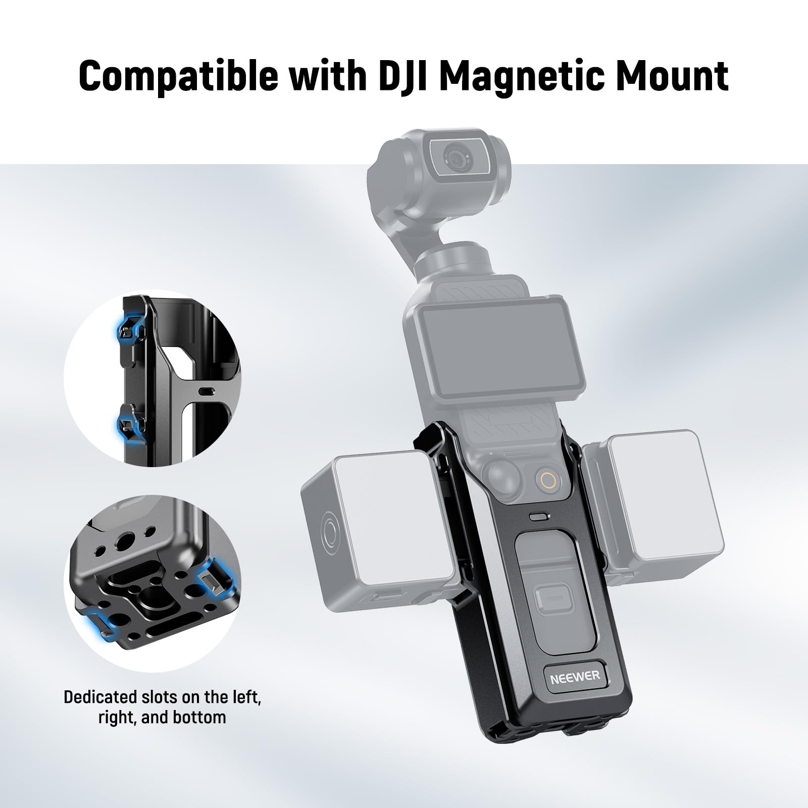Amazon.com : NEEWER Pocket 3 Cage, All in One Aluminum Alloy