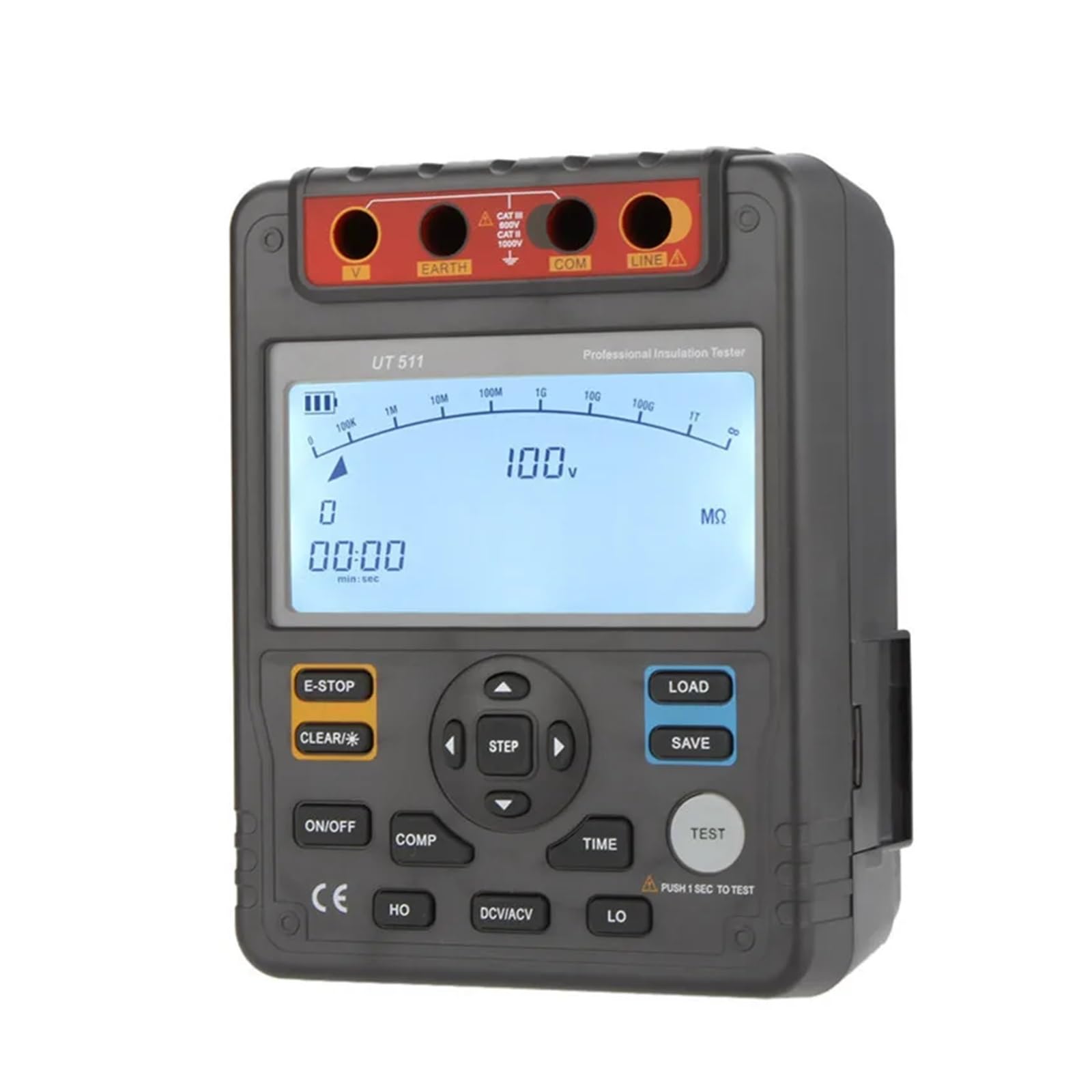 Cyfrowy UT511 Przenośny Miernik Rezystancji Izolacji True RMS Megameter Przenośny Tester Woltomierz AC DC Tester Rezystancji