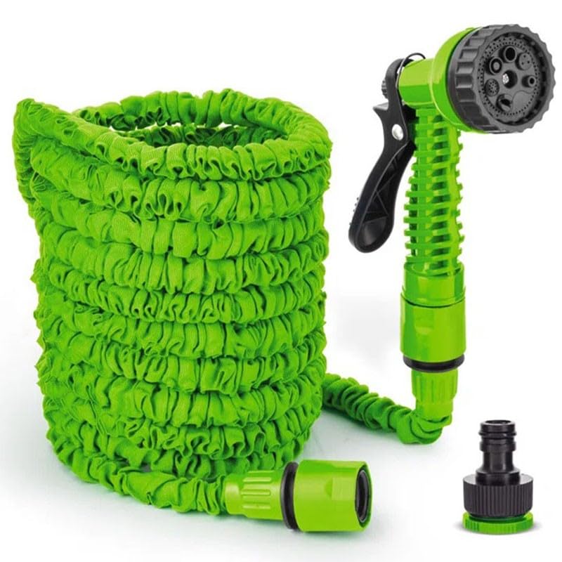 Expandable Spray Gun for Gardening & Cleaning – Multiple Colors & Lengths Available (Green, 200FT)
