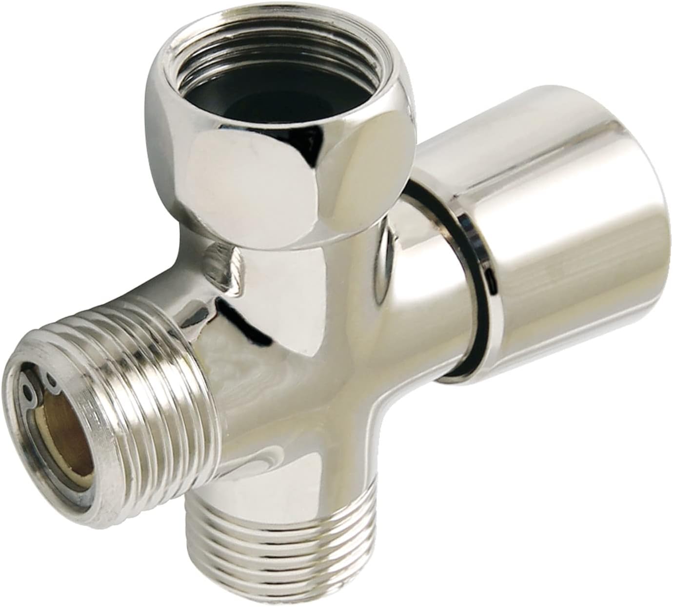 Kingston Brass K161A6 Showerscape Shower Diverter, Polished Nickel
