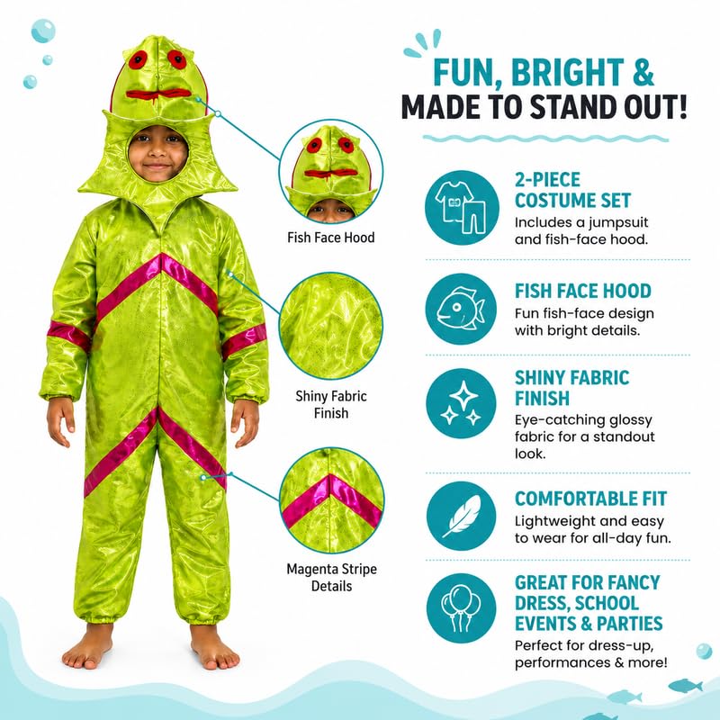 Image of Animal Costume for Kids | Plush Fancy Dress Costume for Boys & Girls |School Fancy Dress, Annual Day, Jungle Theme, Role Play, Halloween & Birthday Party