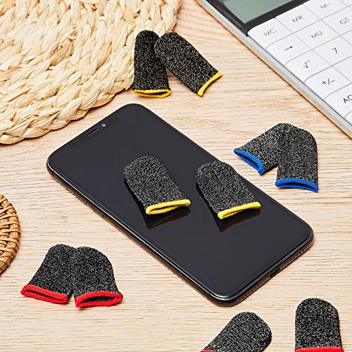 30 peças de capas para dedos para jogos móveis, controles de jogos, protetores de dedos para polegar