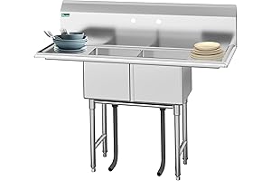 YITAHOME Outdoor Stainless Steel Kitchen Sink NSF Commercial