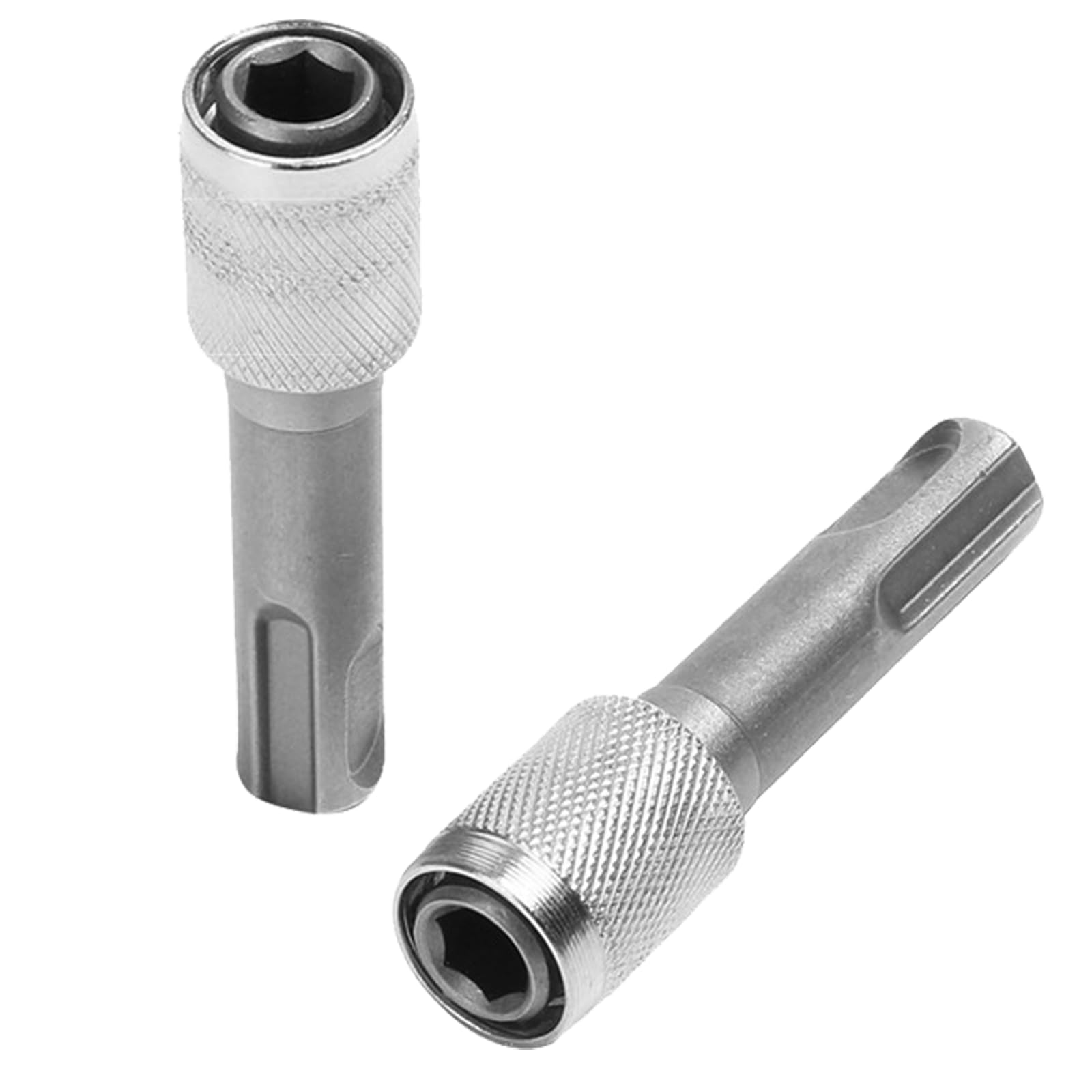 Adattatore Portapunte SDS Plus Avvitatoreper Trapano 6,35mm (1/4'') 2 Pezzi per Punta da Trapano SDS per Convertitore a Codolo Esagonale Adattatore Accessori per Porta Inserti