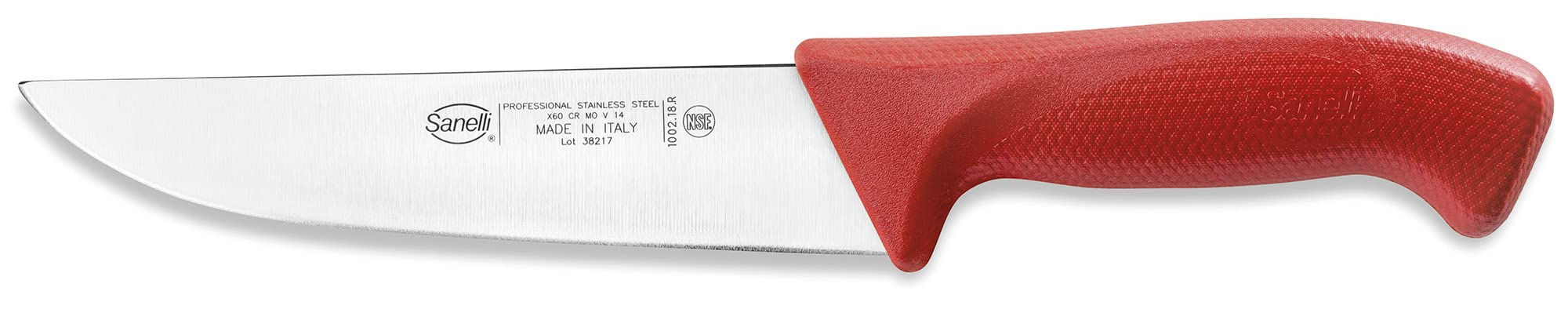 Cuchillo francés 18 cm rojo