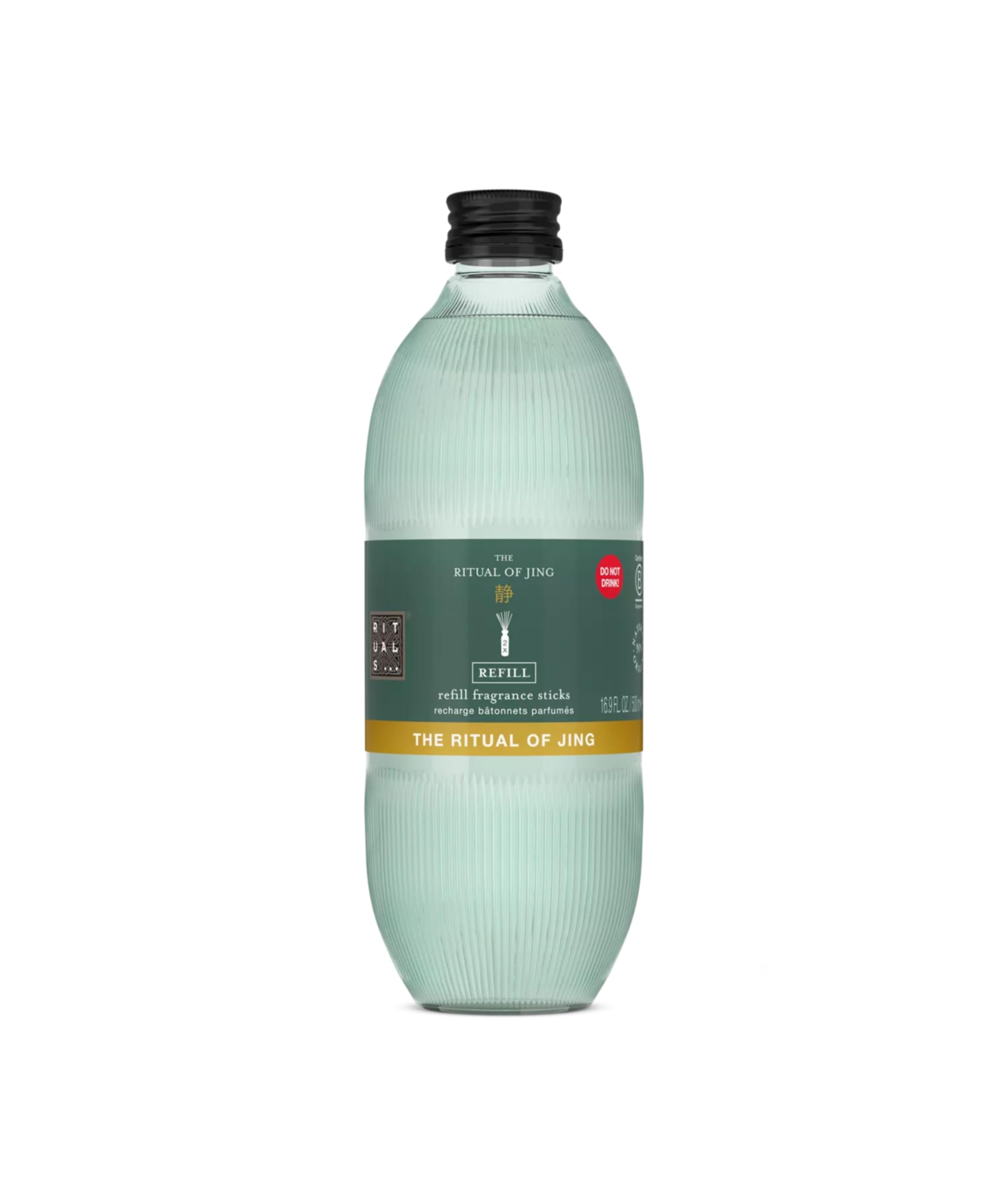 RITUALS Reed Diffuser 1x Refill The Ritual of Jing - Refills Twice – Fragrance Sticks with Jujube and Lotus Flower - Relaxing Home Fragrance - 1x 500ml
