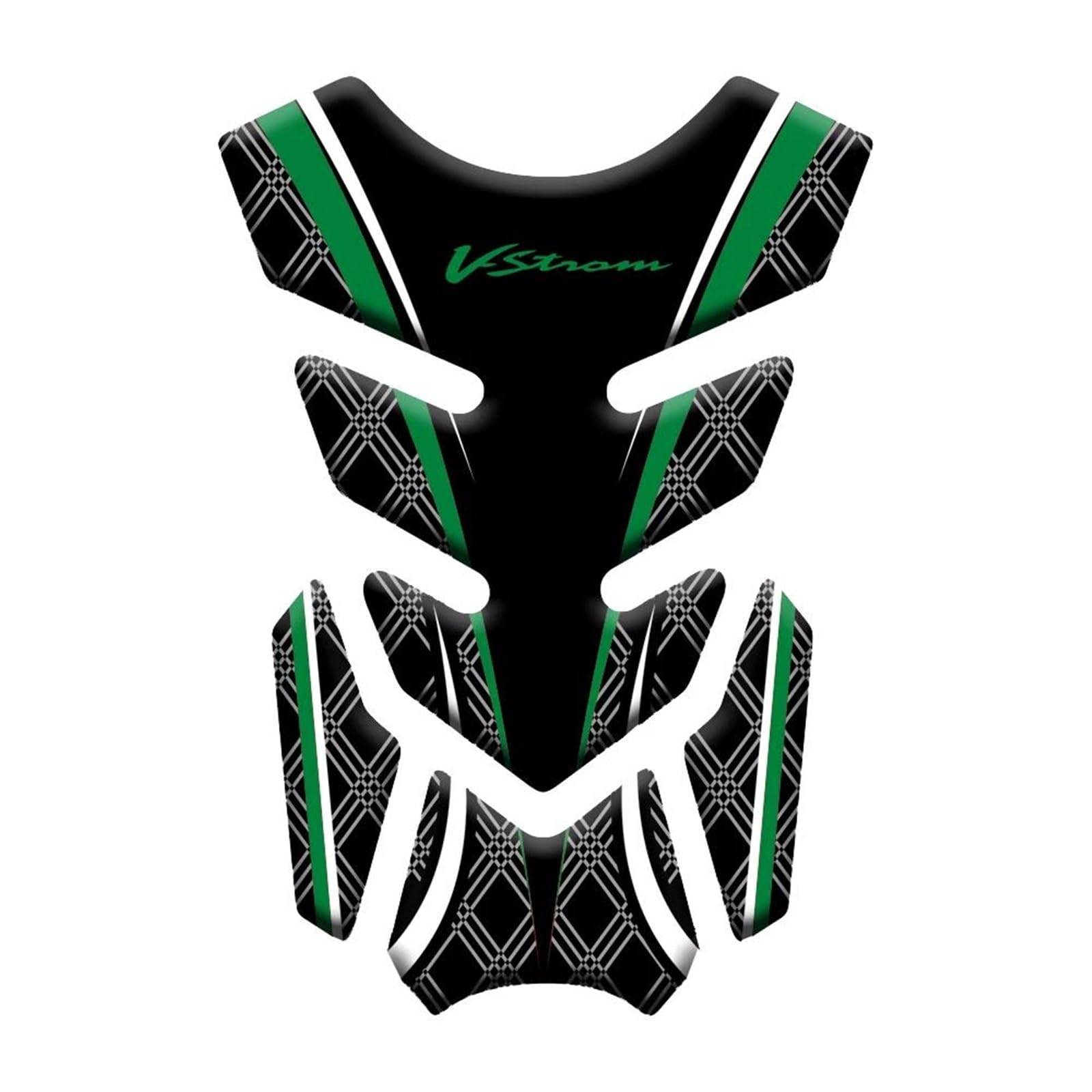 Gas Fuel Tank Pads Motorcyclev Fuel Tank Sticker for Suzuki V-Strom 650 DL650 V-strom650 DL VStrom Gas Protector Pad Fish Bone Decal Motorbike Protection Stickers(Color 13)