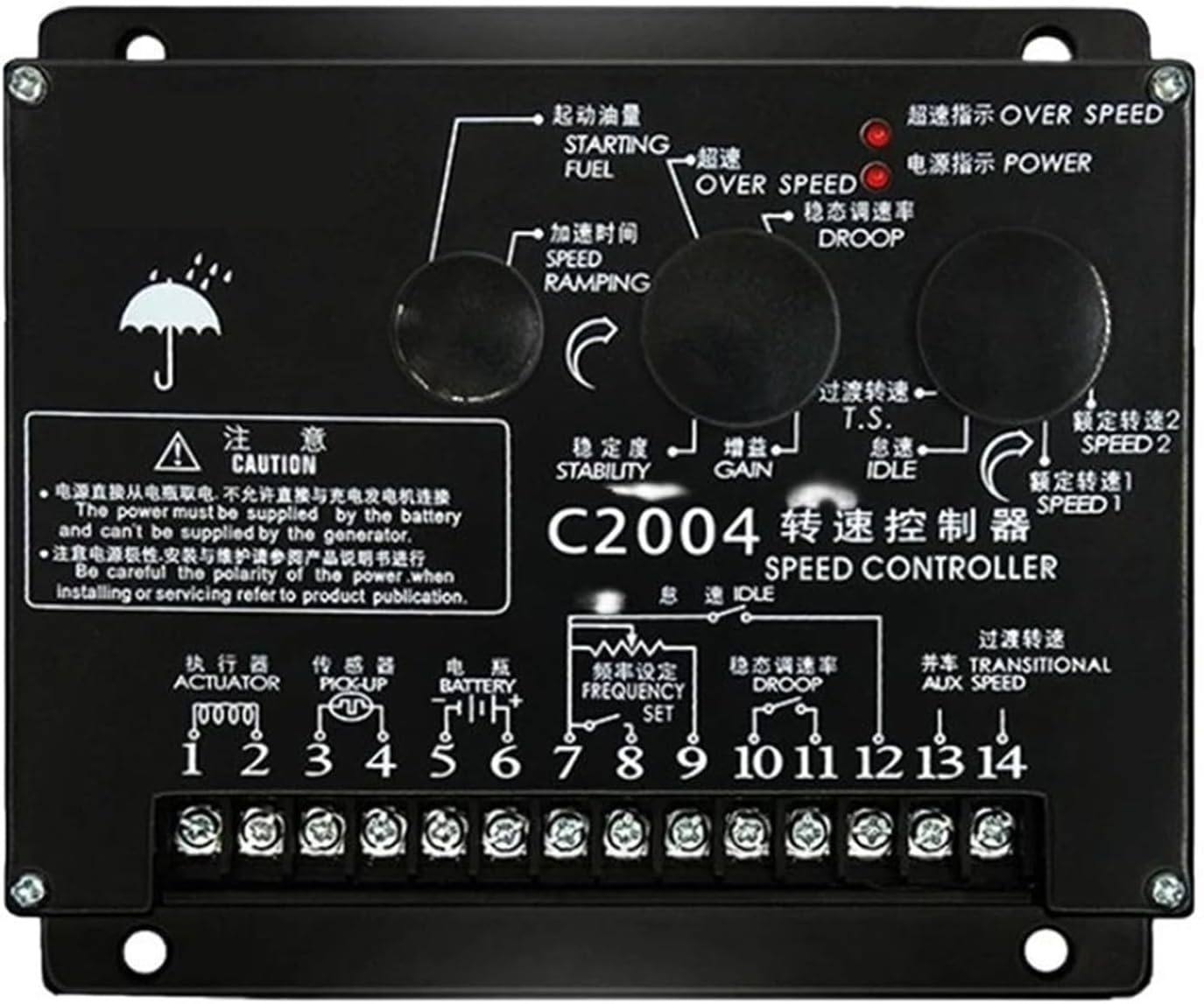 C2004 Original Generator Set Controller C2005 Electronic Governor Speed Control Board(C2004)