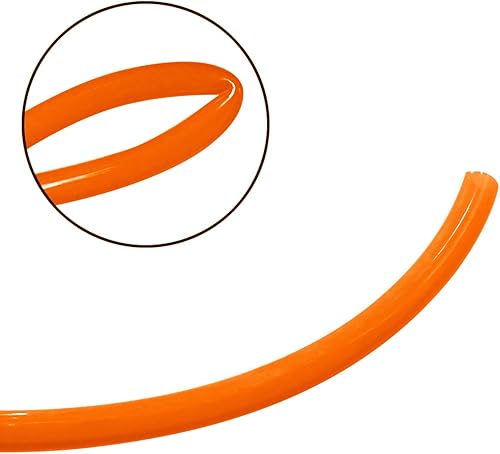 Miniatura 2 de Beduan Tubo de tubo neumático, 0.236 in x 0.157 in, naranja, 541 pies541.3 ft, tubo de manguera de poliuretano para transferencia de fluidos