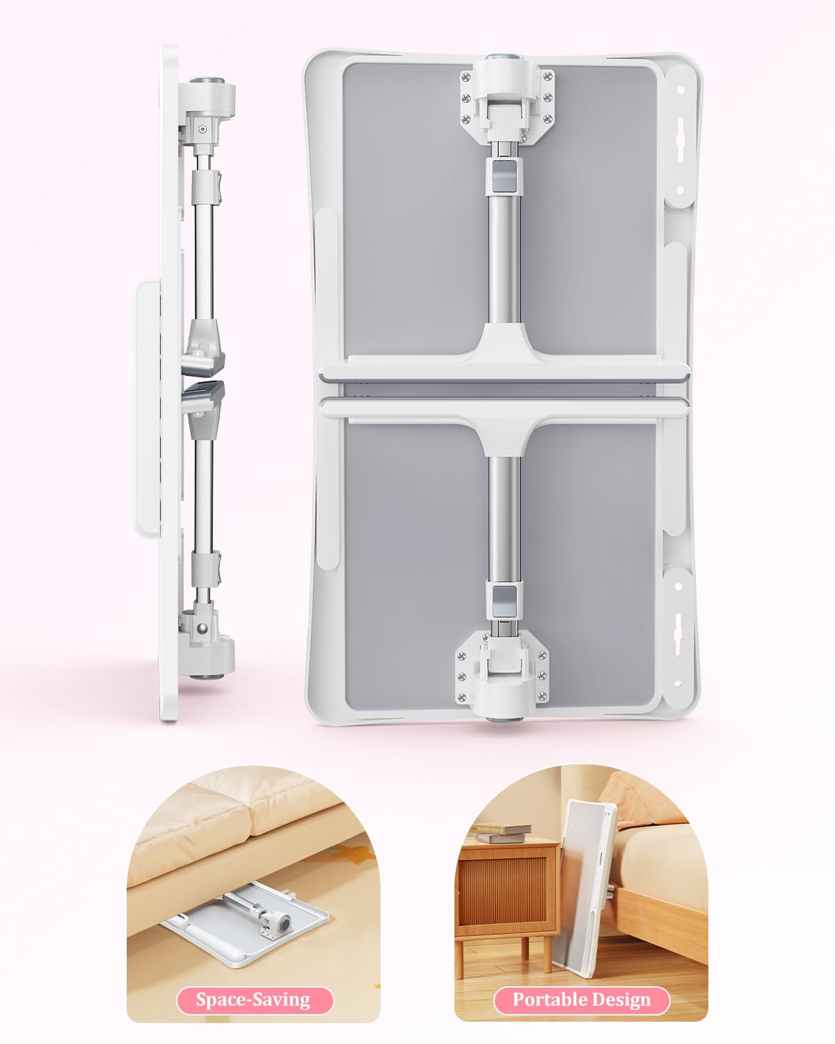 Laptop Desk for Bed Adjustable Height and Angle Lap Desks for Adults Laptop Desk with Bookstand for Bed — view 6