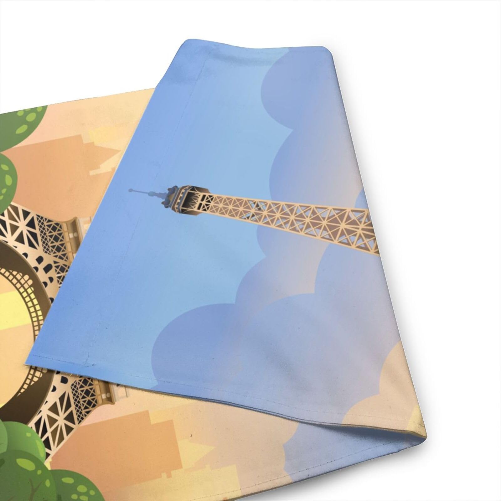 Delerain Gartenflagge Eiffelturm Mit Frühlingsblumen – 31,8 X 45,7 Cm, Doppelseitig & Wetterfest