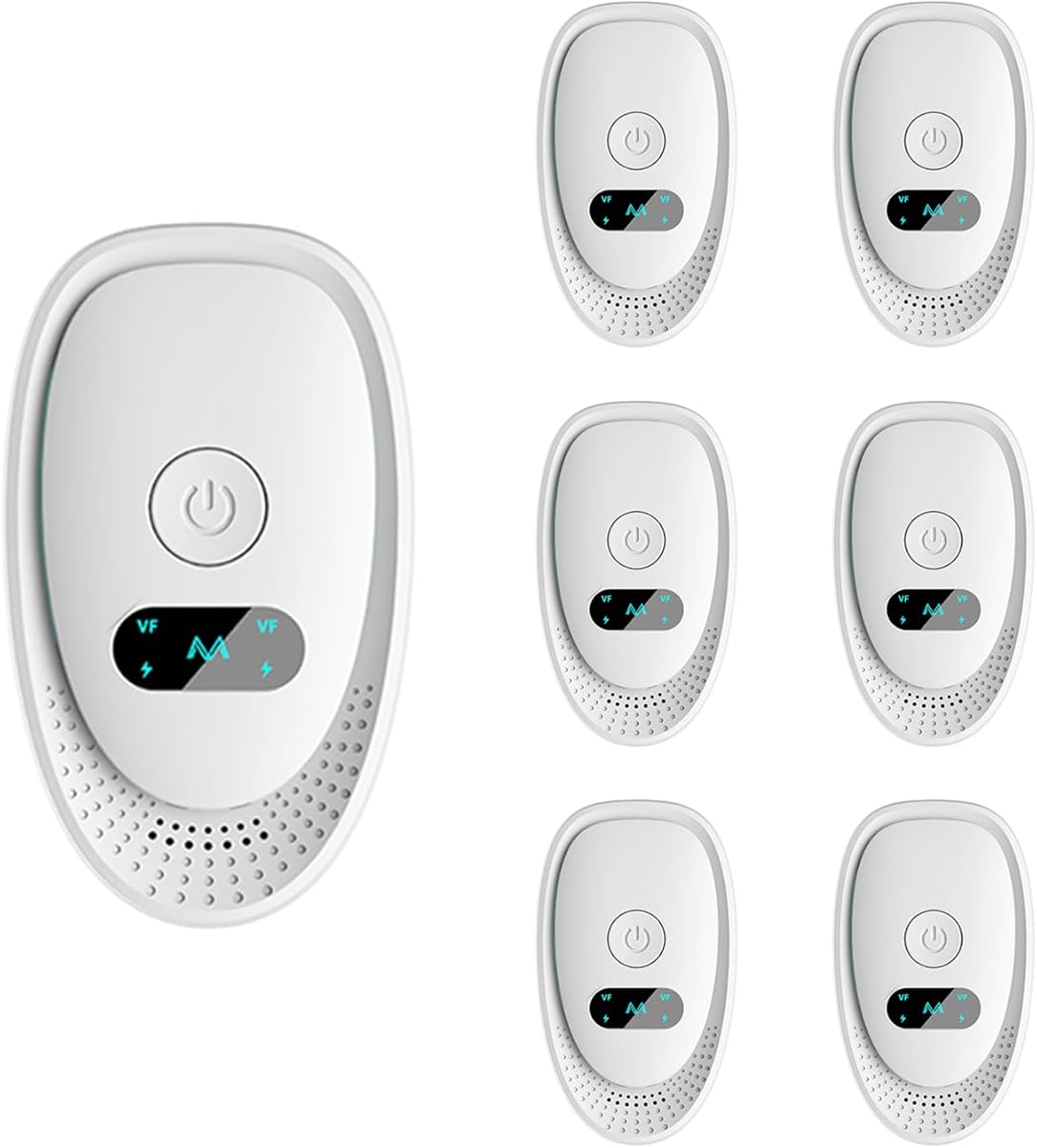 Ultrasonic Pest Repeller, 6 Packs Powerful Mouse Repellent Plug in, Electronic Mosquito Repellent, Spider Repellent, Electronic Plug in Pest Control for Roach, Mouse, Mosquito, Mice, Spider, Ant