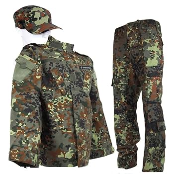 ドイツ軍迷彩服セット（ジャケット・パンツ・帽子・専用ベルト） ドイツ軍迷彩服セット（ジャケット・パンツ・帽子・専用ベルト