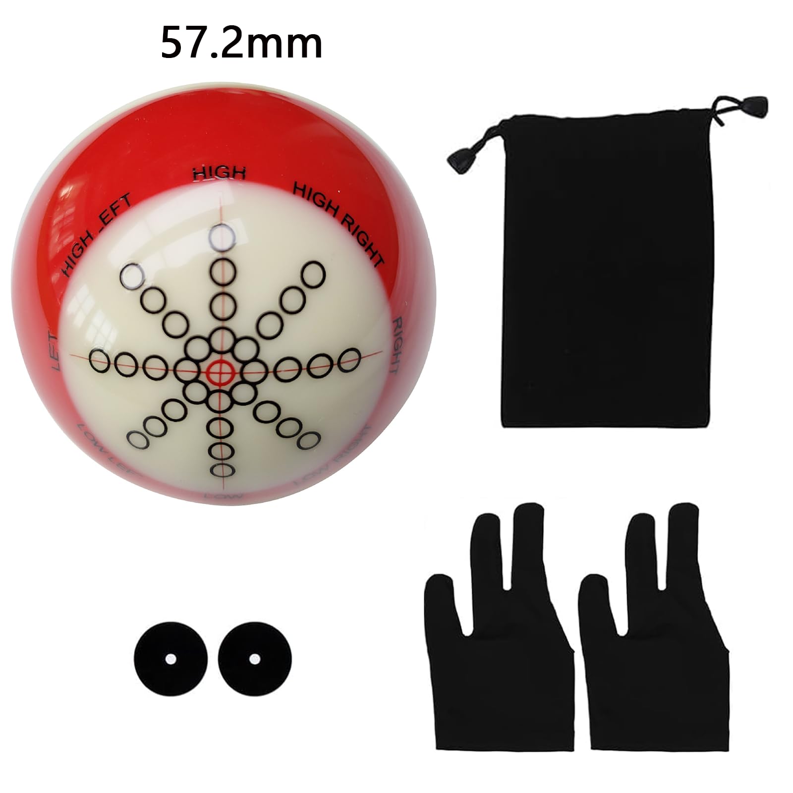 CLKE Billiard Ball, Practice Portable Artifact Utility Billiard Balls Billiard Accessories - Image 2