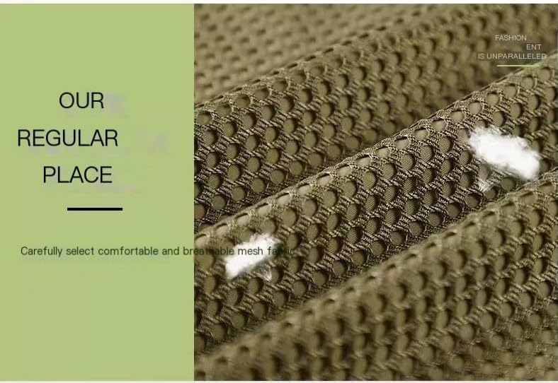 Men Spring Autumn Travel Hiking Fishing Photographer Athletic Vest With Pockets Mesh Cargo Sleeveless Jacket