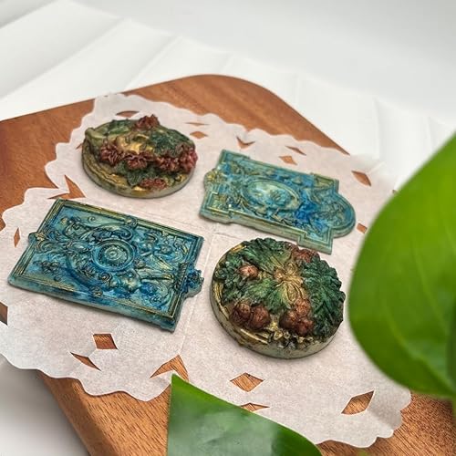 Miniatura 7 de Molde de arte para plastia, marco y placa de arcilla seca al aire de Polyclay