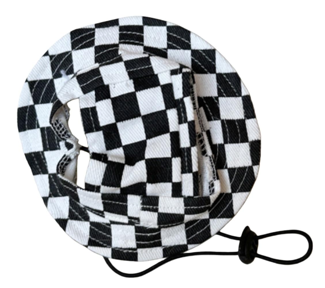 MaruPet Round Brim Princess Hat Visor Hat Pet Dog Mesh Porous Sun Hat with Ear Holes for Small, Extra Small Dog Teddy, Pug, Chihuahua, Shih Tzu,