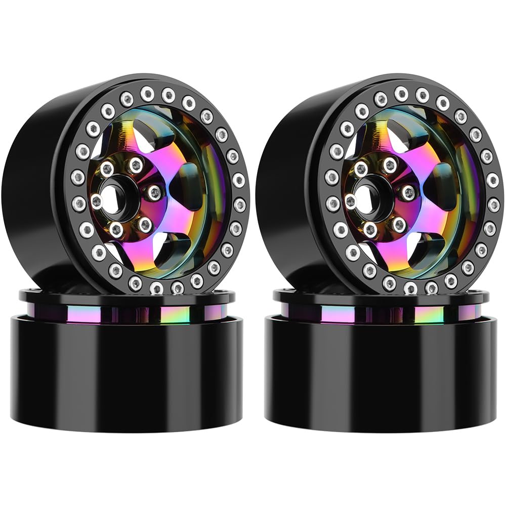 Aazon.co: Lifehead 1.9inch Rubber Tires For 1/10 RC Crawler Car