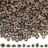 10 Styles de perles tibétaines:Les perles d’espacement de style tibétain se déclinent en 10 formes différentes, comme le cube, baril, Toupie, fleur, rondelle, et perles rondes, offrant une sélection variée pour créer des bijoux uniques faits maison