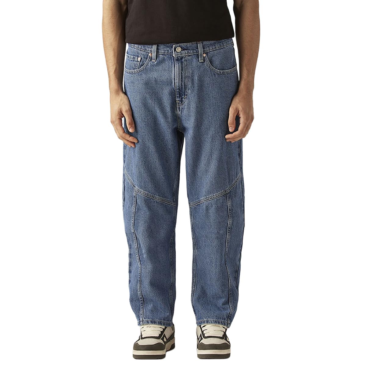levi's Men's 568 Light Indigo Loose Fit Mid Rise Jeans-picture-53