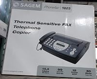 Sagem 1825 PHONEFAX Machine BK - HFC242 | Compact Fax & Phone Combo for Home Office