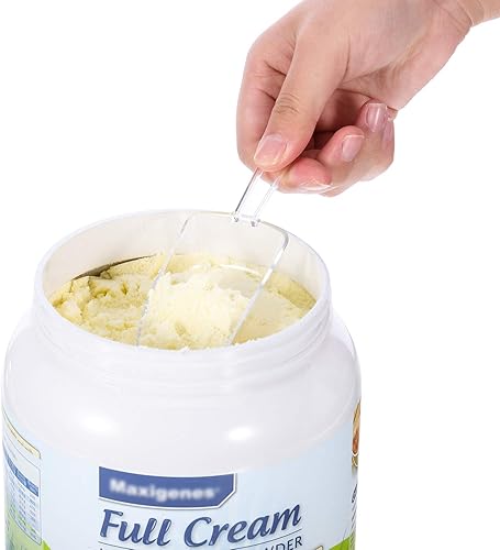 Miniatura 6 de Hestya Cucharas de cocina transparentes de plástico multiusos, cuchara de hielo para bodas, bufé de postres de dulces, polvos de proteínas, helado,