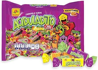 De La Rosa Aciduladito con Chile, Sweet & Sour Chewy Candy with Chili 100 pieces