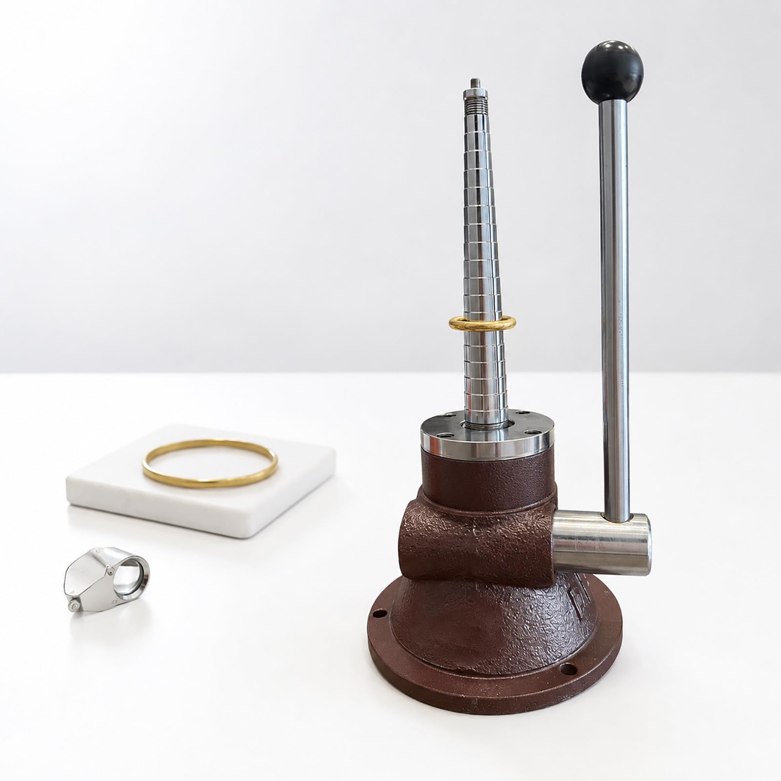 Utensile per Orafi e Laboratorio di Gioielleria, Allargatore e Raddrizzatore per Bracciali e Anelli, Fascia Regolabile 52-70 cm e 14-28 cm, Attrezzatura per Riparazione e Modellazione RingStyle