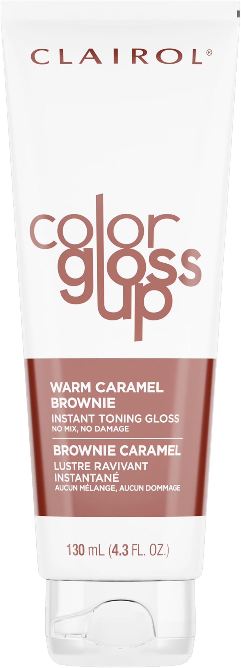 Color Gloss Up Temporary Hair Dye, Warm Caramel Brownie Hair Color, Pack of 1