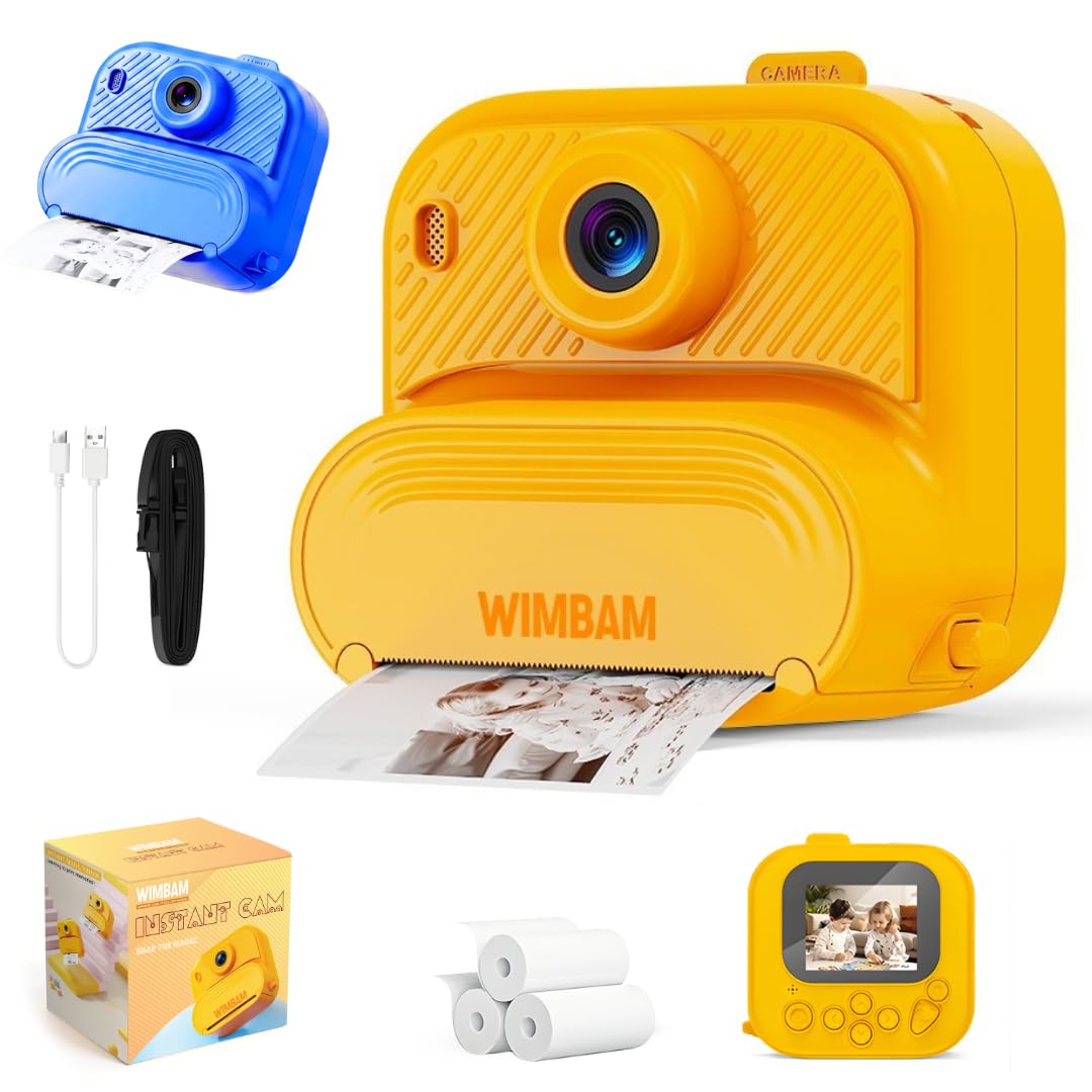 Test de l'appareil photo instantané enfant 1080P HD : un jouet captivant
